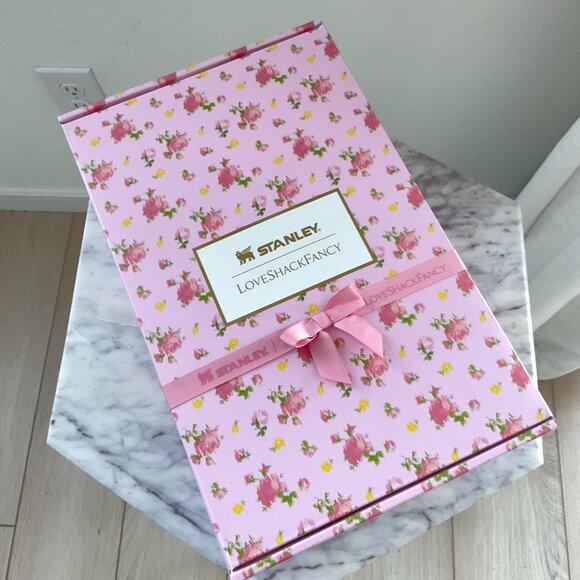 🎀 STANLEY x LoveShackFancy Quencher H2.0 Flowstate Tumbler 20oz Ibiza Sunset - Picture 14 of 16